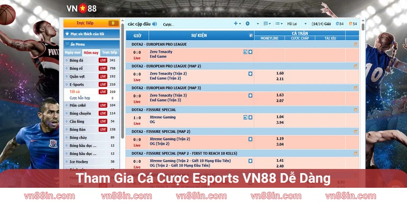 Giải Đấu Độc Quyền Esports VN88